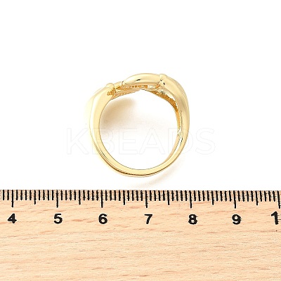 Brass Cuff Rings for Women LS-RJEW-F184-08F-G-1