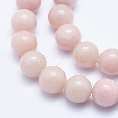 Natural Pink Opal Beads Strands G-E444-28-6mm-1