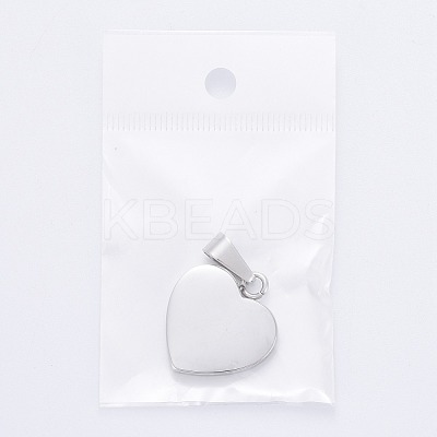 Tarnish Resistant Fashionable 304 Stainless Steel Stamping Blank Tag Pendants STAS-J002B-01-1