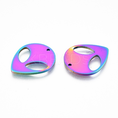 201 Stainless Steel Pendants Ion Plating(IP) STAS-N098-117M-1