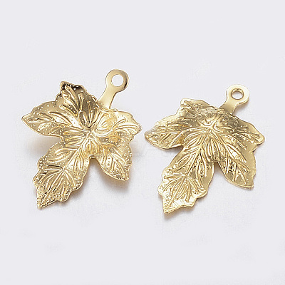 Autumn Theme 304 Stainless Steel Charms LS-X-STAS-F160-39G-1