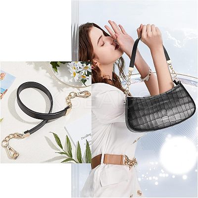 Imitation Leather Bag Handles FIND-WH0070-08D-1