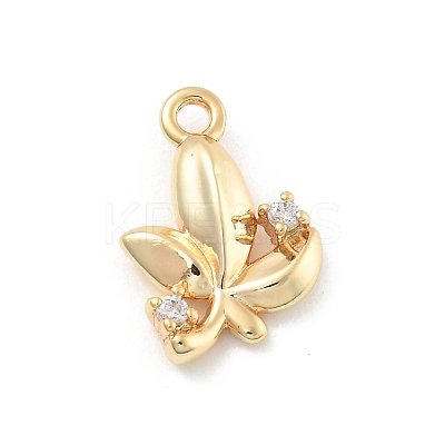 Brass Micro Pave Cubic Zirconia Pendants LS-KK-D283-12G-1