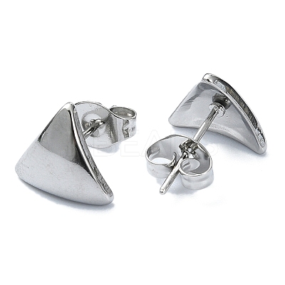 Tarnish Resistant 201 Stainless Steel Stud Earrings EJEW-K270-04P-1