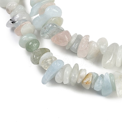 Natural Morganite Beads Strands G-F716-03-A-1