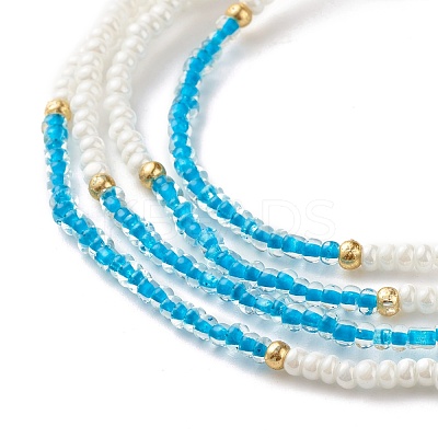 Glass Seed Waist Beads NJEW-C00019-03-1