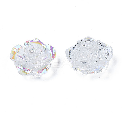 Transparent Resin Cabochons CRES-N030-001B-06-1