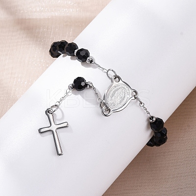 304 Stainless Steel Link Chain Bracelets BJEW-A032-07P-01-1