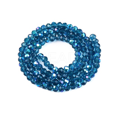 Electroplate Glass Beads Strands EGLA-A044-T4mm-L27-1