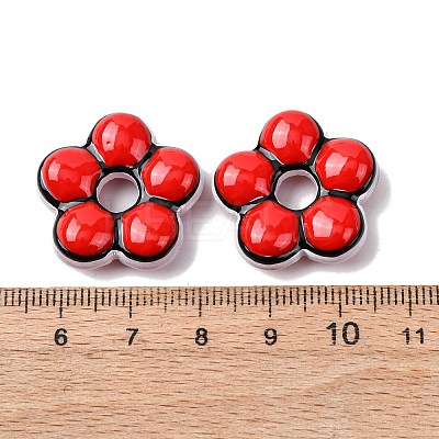 Handmade Glass Enamel Beads GLAA-K070-06G-1