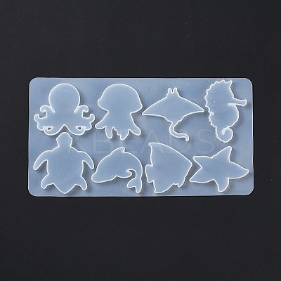 Marine Animal Theme Silicone Molds DIY-D076-01-1