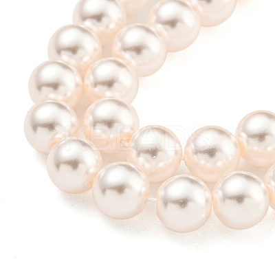 Glass Pearl Beads Strands HY-G002-01C-03-1