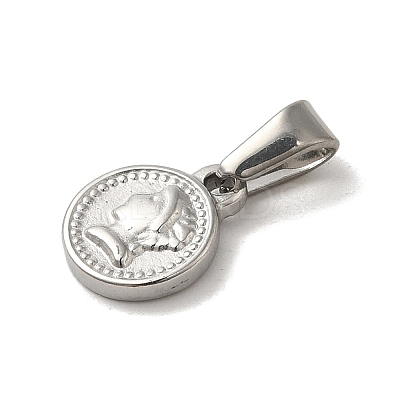 Non-Tarnish 304 Stainless Steel Charms STAS-B053-01P-1