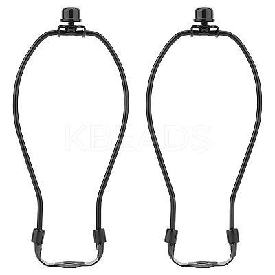 Alloy Lamp Shade Harp Holder FIND-WH0110-374-1