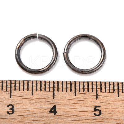 Brass Saw Cut Open Jump Rings KK-G514-01G-B-1
