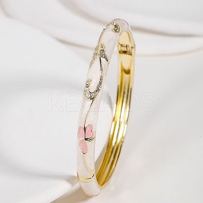 Vintage Zinc Alloy Hinged Bangles for Women JY4654-5-1