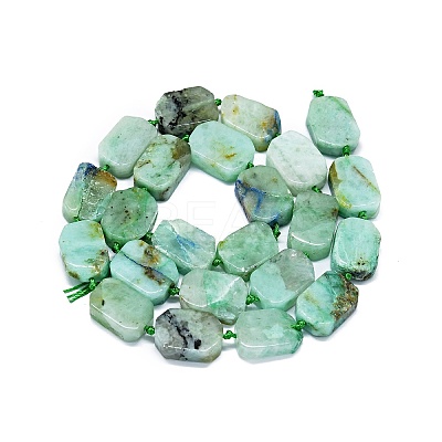 Natural Chrysocolla and Lapis Lazuli Beads Strands G-F725-09-1