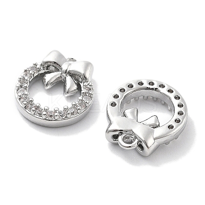 Micro Pave Cubic Zirconia Pendants KK-M102-09P-1
