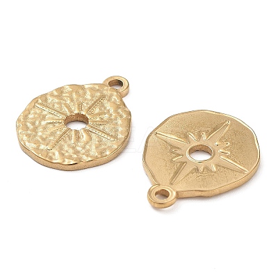 304 Stainless Steel Pendants STAS-M337-01B-G-1