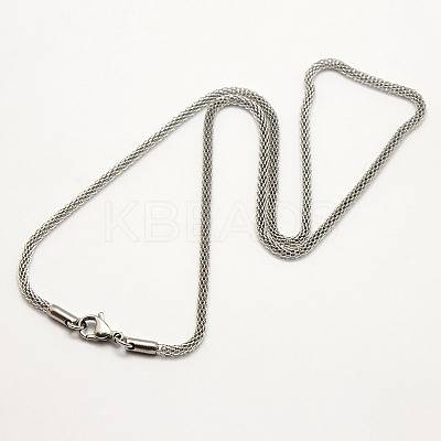 Tarnish Resistant Trendy Men's 304 Stainless Steel Lantern Chain Necklaces NJEW-M071-02-1