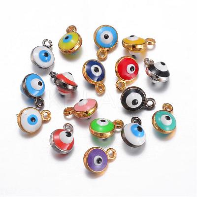 Alloy Enamel Charms PALLOY-P101-03-1