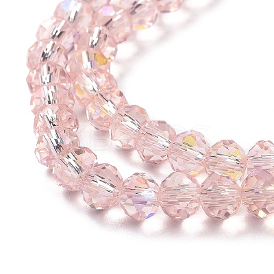 Electroplate Glass Beads Strands X1-EGLA-A034-T6mm-L18-1