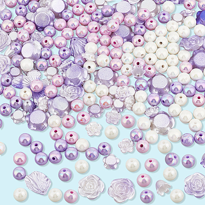 110Pcs DIY Gradient Color Style Jewelry Making Finding Kits KY-SP0001-67D-1