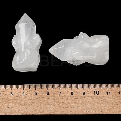 Natural Quartz Crystal Cluster Display Decorations DJEW-C020-01H-1