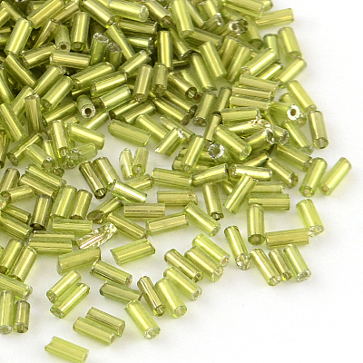 Glass Bugle Beads SEED-R011-24-1