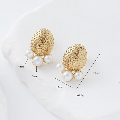 304 Stainless Steel Stud Earrings QF8613-1