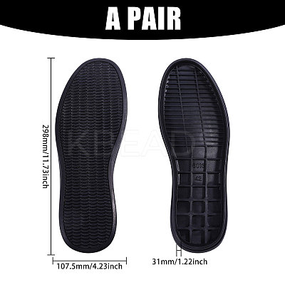 Anti Skid Synthetic Rubber Shoes Bottom Heel Sole FIND-WH0816-097D-1