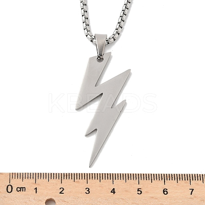 201 Stainless Steel Pendant Necklaces LS-NJEW-D307-02P-A-1