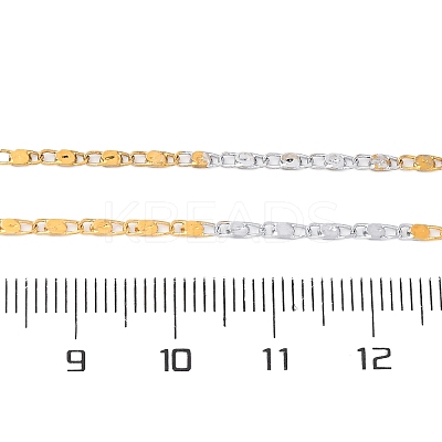 Brass Link Chain Necklaces for Women NJEW-D302-68G-1