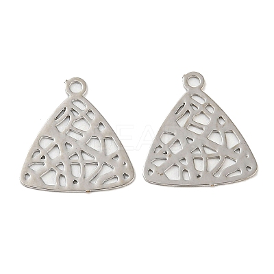 Brass Etched Metal Embellishments Charms KKC-D001-26P-1