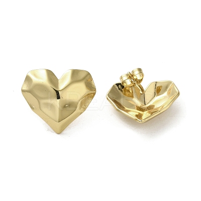 Ion Plating(IP) 304 Stainless Steel Stud Earrings EJEW-C082-03B-G-1