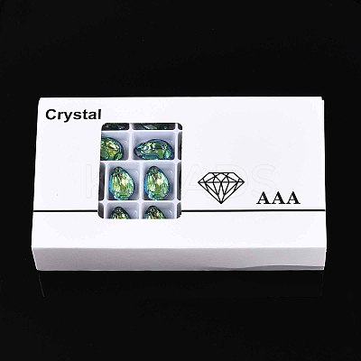 112Pcs Electroplate Glass Charms EGLA-T029-04D-1