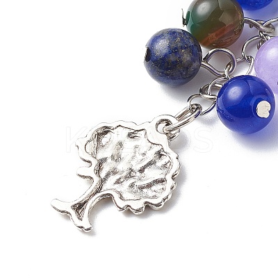 Natural Gemstone Keychain KEYC-JKC00389-1