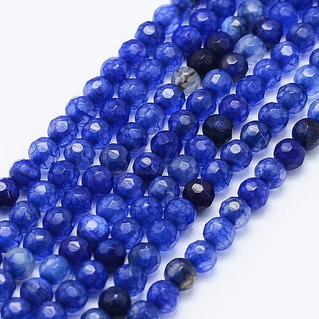 Natural Agate Beads Strands X-G-E469-12K-1