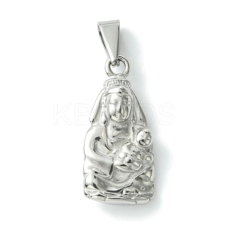 Non-Tarnish 304 Stainless Steel Pendants STAS-L275-15P-1