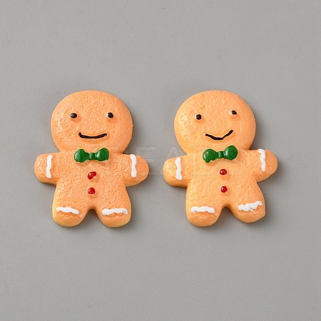 Opaque Resin Cabochons RESI-WH0026-140C-1