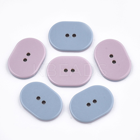 2-Hole Resin Buttons RESI-T022-12C-1