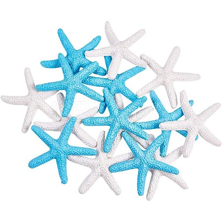 Resin Cabochons PH-CRES-G015-05-WH-1