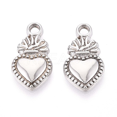 304 Stainless Steel Pendants STAS-T065-26A-P-1