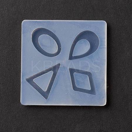 DIY Oval & Teardrop & Rhombus & Triangle Linking Ring Silicone Molds LS-SIMO-B001-06-1