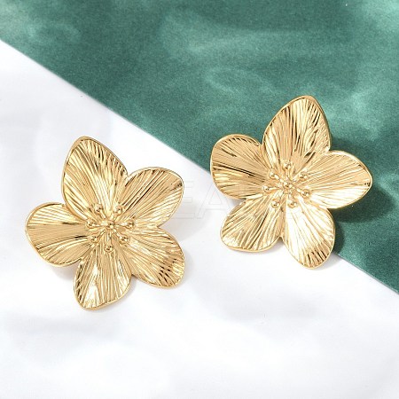 Non-Tarnish 304 Stainless Steel Stud Earrings STAS-L024-004G-02-1