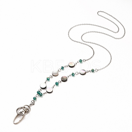 ID Card Neck Strap Card Holder AJEW-PH01411-1