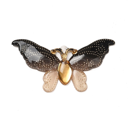Gradient Color Resin Pendants RESI-Q012-03H-1
