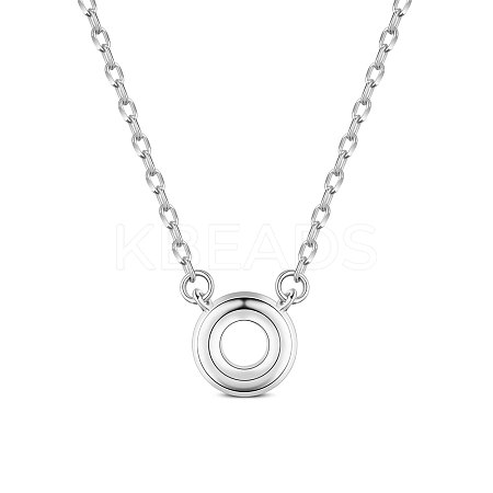 SHEGRACE Rhodium Plated 925 Sterling Silver Pendant Necklace JN568A-1