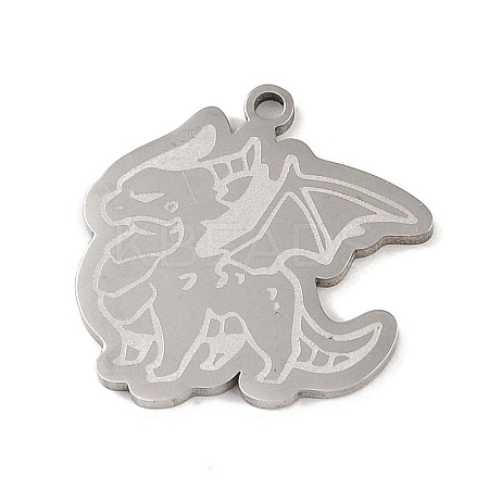 Non-Tarnish 201 Stainless Steel Pendants STAS-C095-34P-1