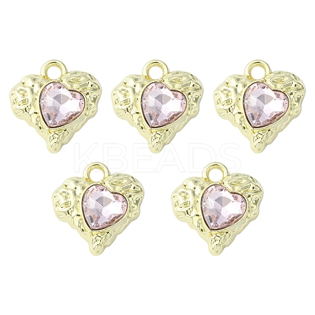 Rack Plating Alloy Glass Pendants FIND-YW0001-91A-1